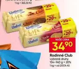 Hruška Rodinné Club vybrané druhy 134-140 g + 20% nabídka