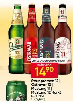 Hruška Staropramen 12 0,5l sklo nabídka