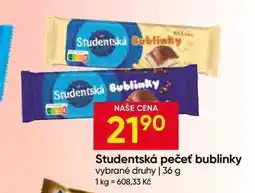 Hruška Studentská pečeť bublinky vybrané druhy nabídka