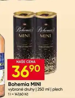 Hruška Bohemia MINI vybrané druhy 250 ml plech nabídka