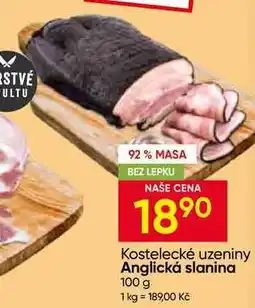 Hruška Anglická slanina nabídka