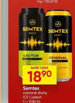 Hruška Semtex vybrané druhy 0,5l plech nabídka