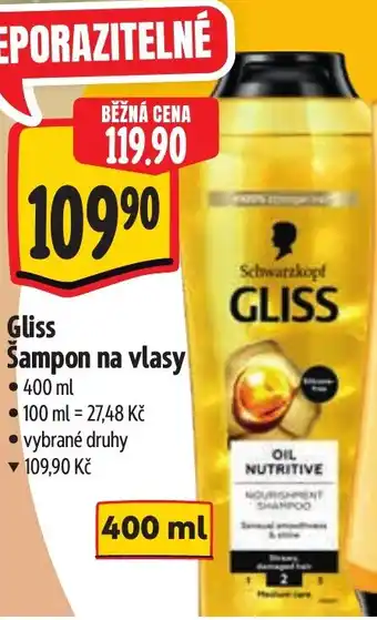 Albert Gliss Šampon na vlasy nabídka
