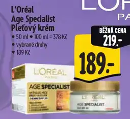 Albert L'Oréal Age Specialist Pleťový krém nabídka