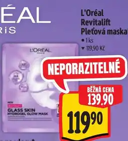 Albert L'Oréal Revitalift Pleťová maska nabídka