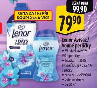 Albert Lenor Aviváž/ Vonné perličky nabídka