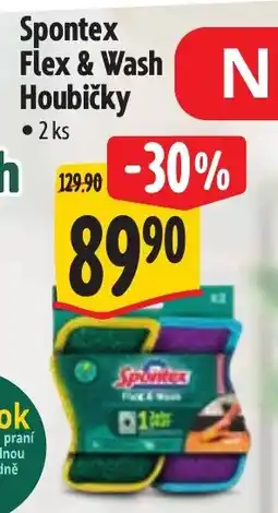Albert Spontex Flex & Wash Houbičky nabídka