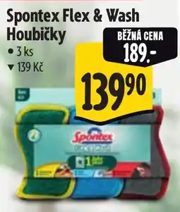 Albert Spontex Flex & Wash Houbičky nabídka