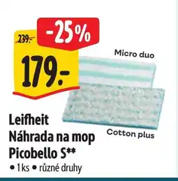 Albert Leifheit Náhrada na mop Picobello S nabídka