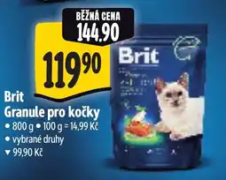 Albert Brit Granule pro kočky nabídka