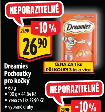 Albert Dreamies Pochoutky pro kočky nabídka