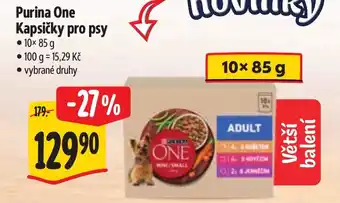 Albert Purina One Kapsičky pro psy nabídka