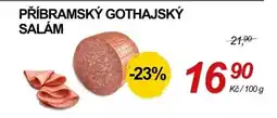 ZEMAN Příbramský gothajský salám nabídka