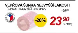 ZEMAN Vepřová šunka nejvyšší jakosti nabídka