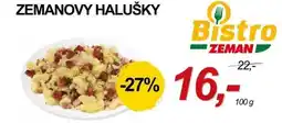 ZEMAN Zemanovy halušky nabídka