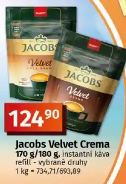COOP TIP Jacobs Velvet Crema nabídka