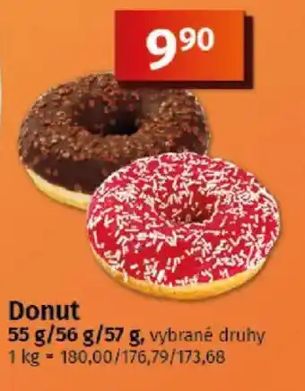 COOP TIP Donut nabídka