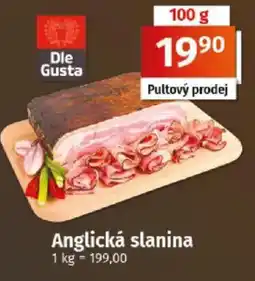 COOP TIP Anglická slanina nabídka