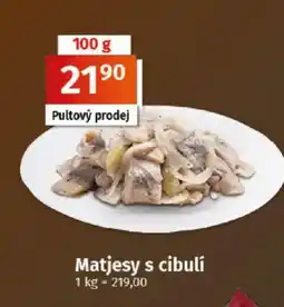 COOP TIP Matjesy s cibulí nabídka