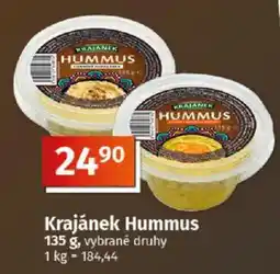 COOP TIP Krajánek Hummus nabídka