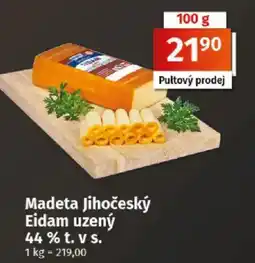 COOP TIP Madeta Jihočeský Eidam uzený 44% t. V S. nabídka