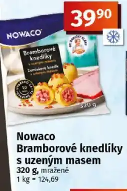 COOP TIP Nowaco Bramborové knedlíky s uzeným masem nabídka