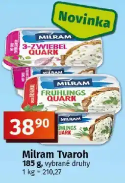 COOP TIP Milram Tvaroh nabídka