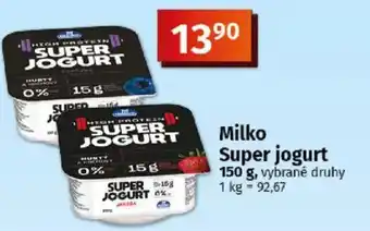 COOP TIP Milko Super jogurt nabídka