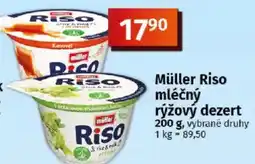 COOP TIP Müller Riso mléčný rýžový dezert nabídka