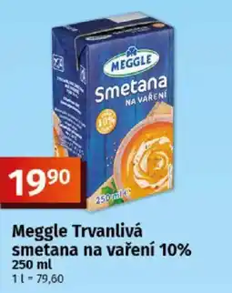 COOP TIP Meggle Trvanlivá smetana na vaření 10% nabídka