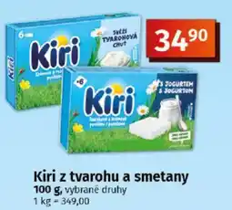 COOP TIP Kiri z tvarohu a smetany nabídka