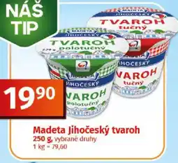 COOP TIP Madeta Jihočeský tvaroh nabídka
