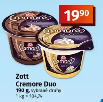 COOP TIP Zott Cremore Duo nabídka