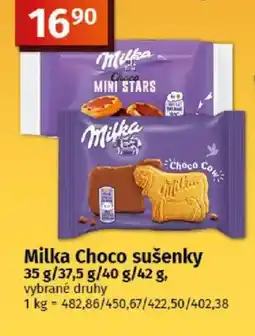 COOP TIP Milka Choco sušenky nabídka