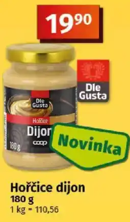 COOP TIP Hořčice dijon nabídka