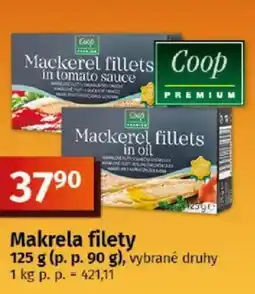 COOP TIP Makrela filety nabídka
