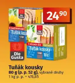 COOP TIP Tuňák kousky nabídka