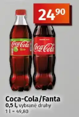 COOP TIP Coca-Cola/Fanta nabídka