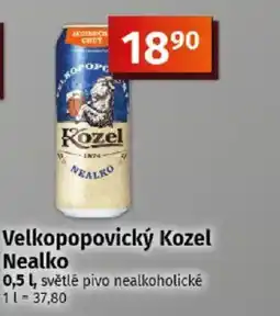 COOP TIP Velkopopovický Kozel Nealko nabídka