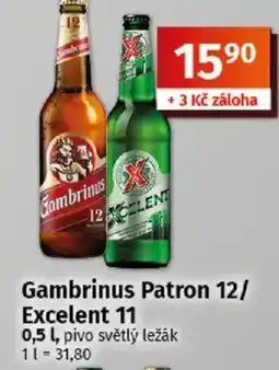 COOP TIP Gambrinus Patron 12/ Excelent 11 nabídka