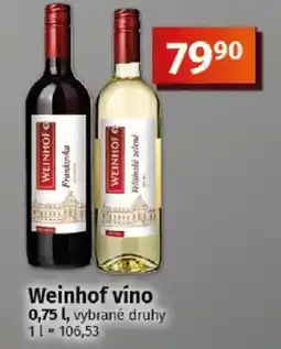 COOP TIP Weinhof víno nabídka
