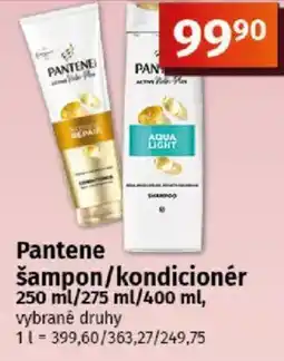 COOP TIP Pantene šampon/kondicionér nabídka