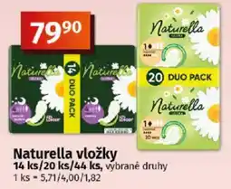 COOP TIP Naturella vložky nabídka