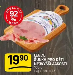 Flop LE&CO Šunka pro děti nejvyšší jakosti nabídka