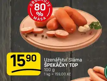 Flop Uzenářství Sláma Špekáčky top nabídka