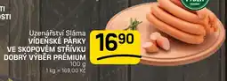 Flop Uzenářství Sláma Vídeňské párky ve skopovém střívku dobrý výběr prémium nabídka