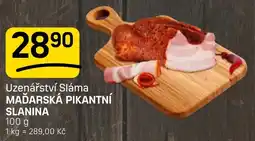 Flop Uzenářství Sláma Maďarská pikantní slanina nabídka