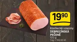 Flop Kostlecké uzeniny Debrecínská pečeně nabídka