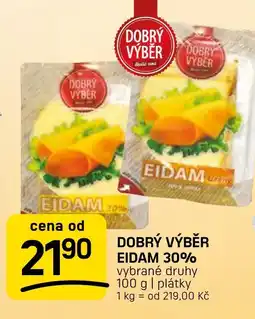 Flop Dobrý výběr Eidam 30% nabídka