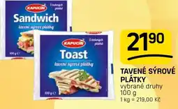 Flop Tavené sýrové plátky nabídka